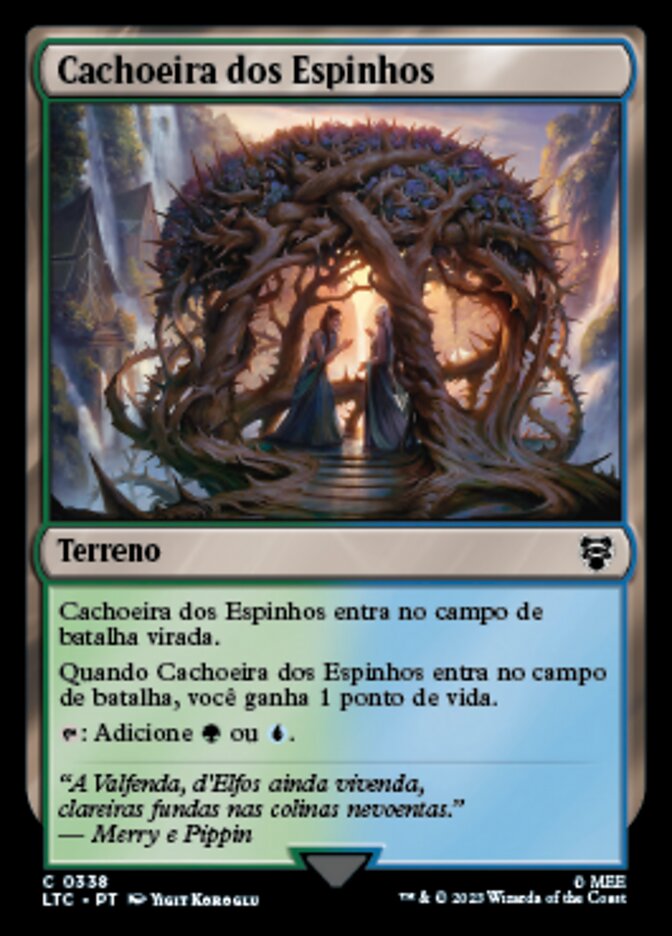 Cachoeira dos Espinhos / Thornwood Falls - Magic: The Gathering - MoxLand