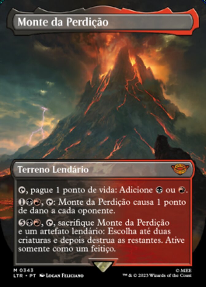 Monte da Perdição / Mount Doom - Magic: The Gathering - MoxLand