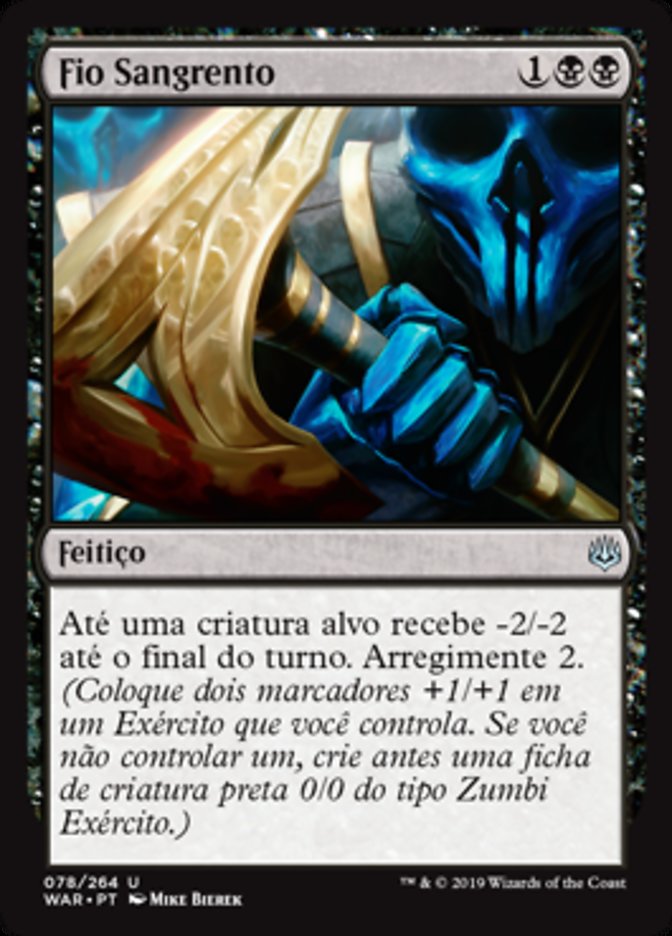 Fio Sangrento / Bleeding Edge - Magic: The Gathering - MoxLand