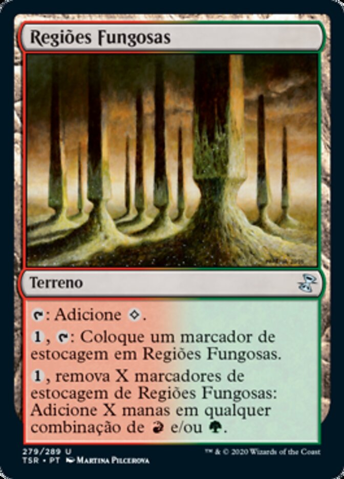 Regiões Fungosas / Fungal Reaches - Magic: The Gathering - MoxLand