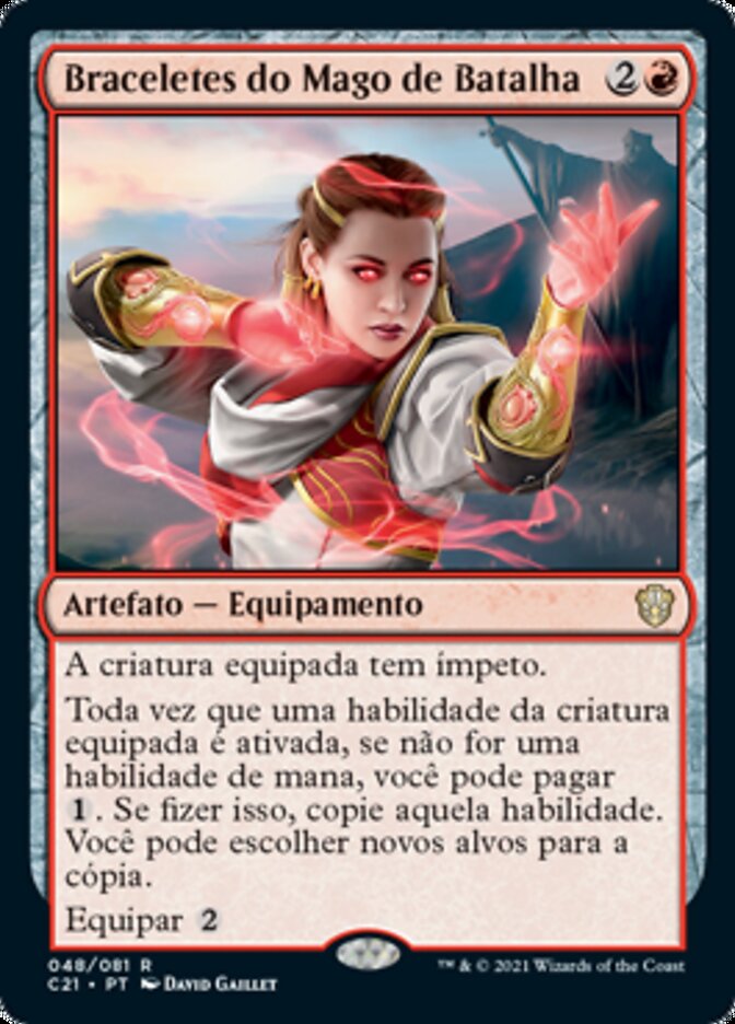 Braceletes do Mago de Batalha / Battlemage's Bracers - Magic: The Gathering - MoxLand