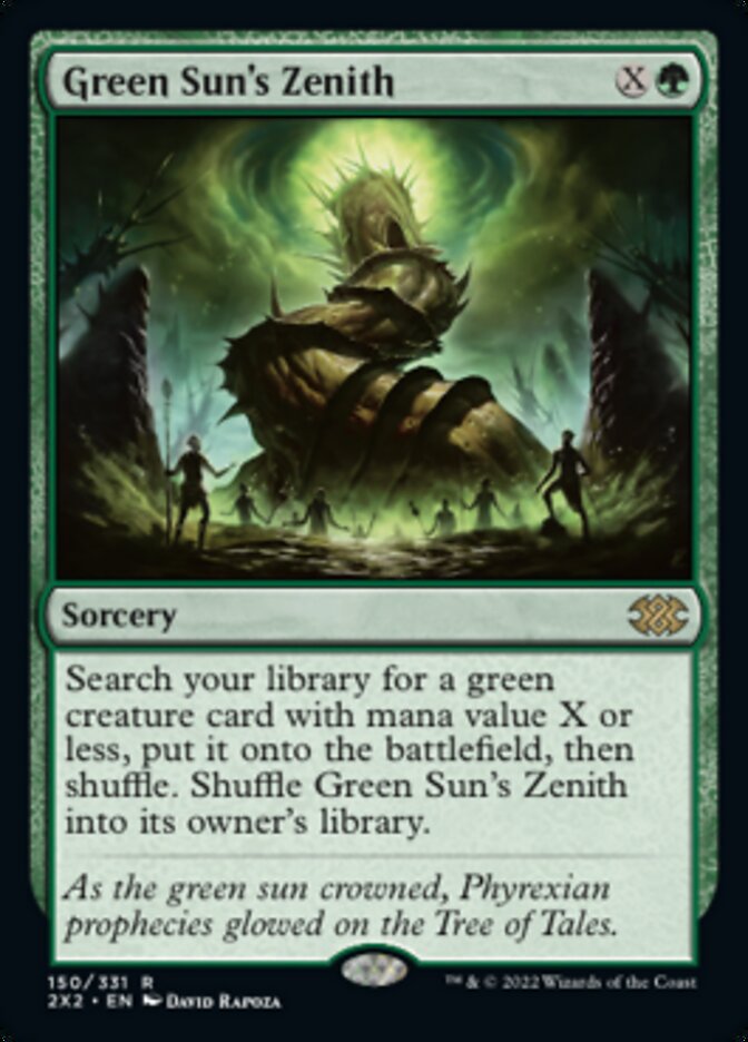 Zênite do Sol Verde / Green Sun's Zenith - Magic: The Gathering - MoxLand