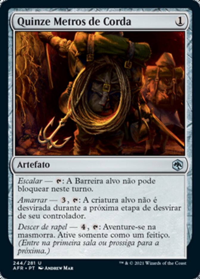 Quinze Metros de Corda / Fifty Feet of Rope - Magic: The Gathering - MoxLand