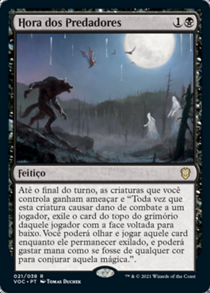 Hora dos Predadores / Predators' Hour - Magic: The Gathering - MoxLand