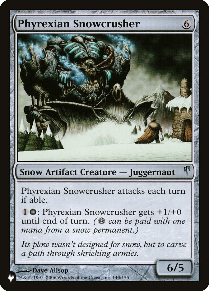 Quebra-Neve Phyrexiano / Phyrexian Snowcrusher - Magic: The Gathering - MoxLand