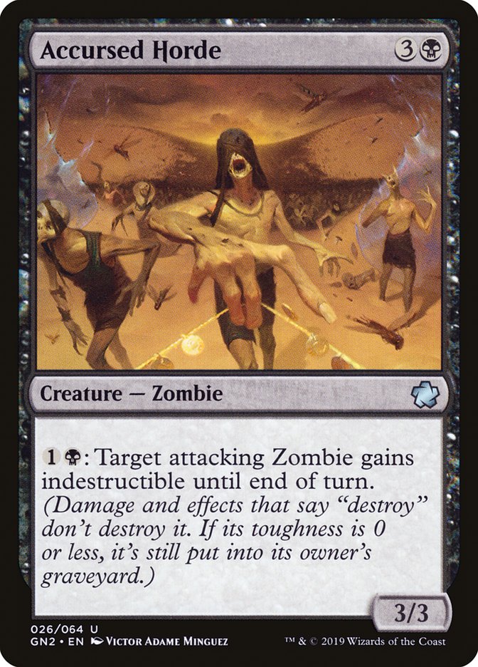 Horda Amaldiçoada / Accursed Horde - Magic: The Gathering - MoxLand