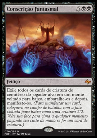 Conscrição Fantasmal / Ghastly Conscription - Magic: The Gathering - MoxLand