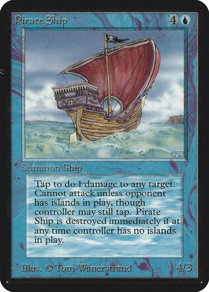 Navio Pirata / Pirate Ship - Magic: The Gathering - MoxLand