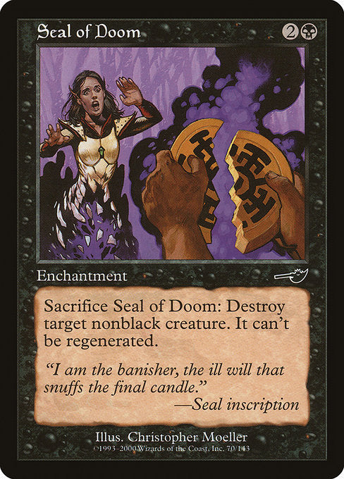 Selo do Destino / Seal of Doom - Magic: The Gathering - MoxLand