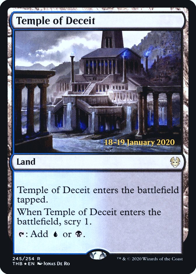 Templo do Engano / Temple of Deceit - Magic: The Gathering - MoxLand