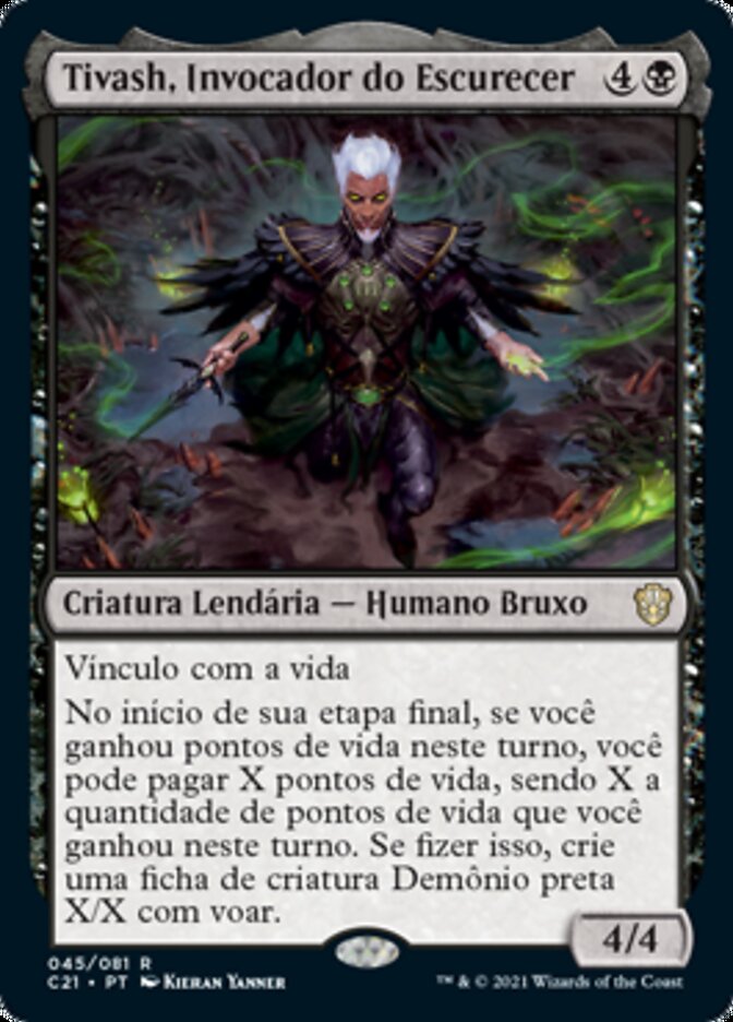 Tivash, Invocador do Escurecer / Tivash, Gloom Summoner - Magic: The Gathering - MoxLand