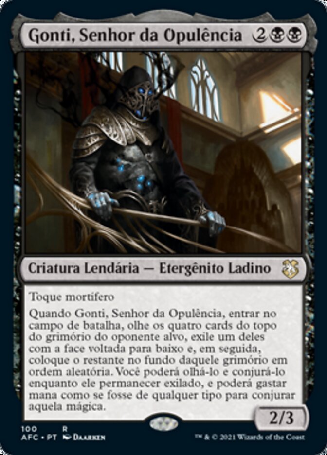 Gonti, Senhor da Opulência / Gonti, Lord of Luxury - Magic: The Gathering - MoxLand