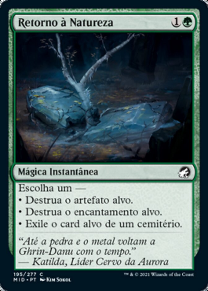 Retorno à Natureza / Return to Nature - Magic: The Gathering - MoxLand