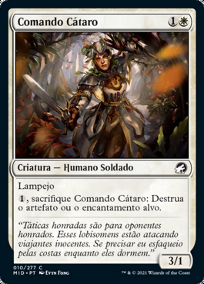 Comando Cátaro / Cathar Commando - Magic: The Gathering - MoxLand