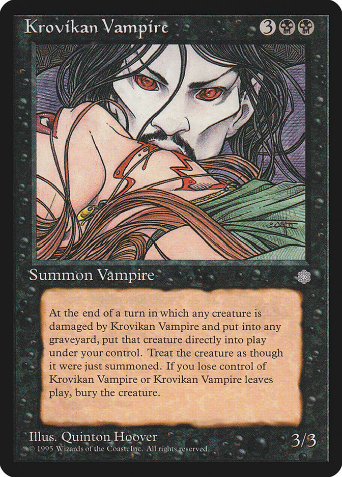 Vampiro Krovikano / Krovikan Vampire - Magic: The Gathering - MoxLand