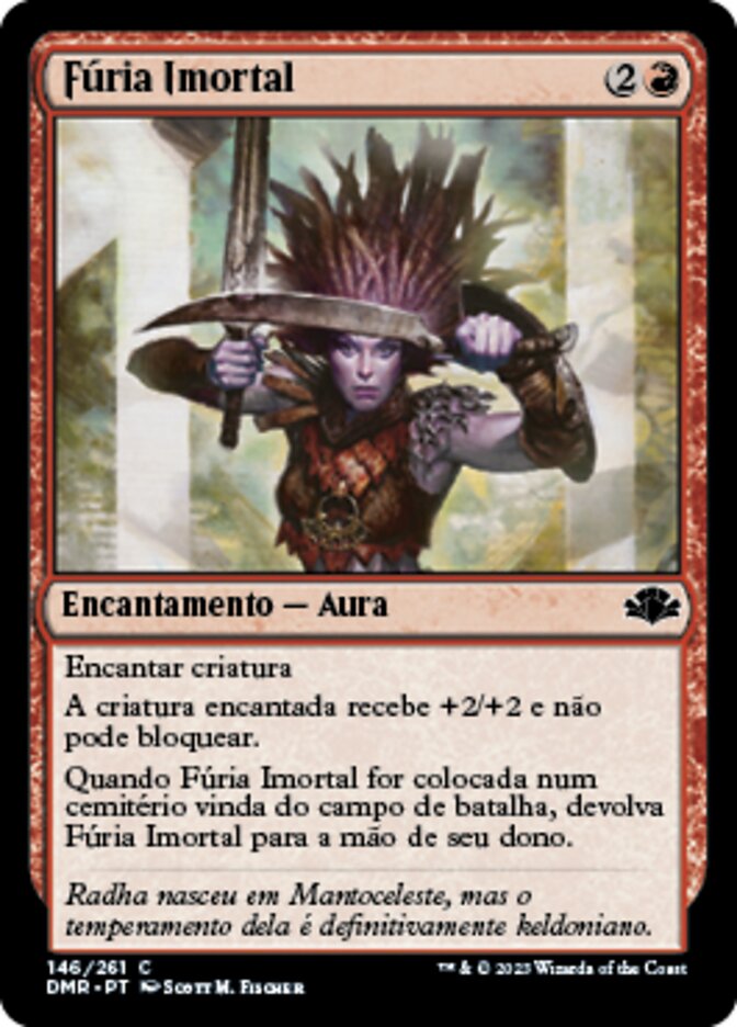 Fúria Imortal / Undying Rage - Magic: The Gathering - MoxLand