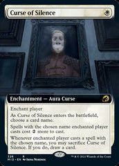Maldição do Silêncio / Curse of Silence - Magic: The Gathering - MoxLand