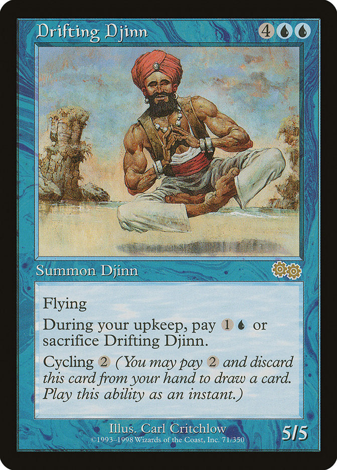 Gênio Errante / Drifting Djinn - Magic: The Gathering - MoxLand