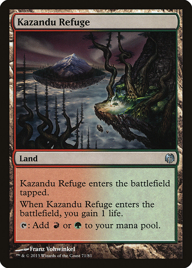 Refúgio de Kazandu / Kazandu Refuge - Magic: The Gathering - MoxLand