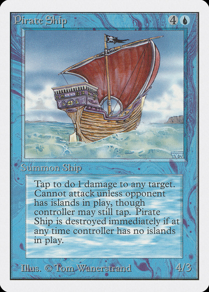 Navio Pirata / Pirate Ship - Magic: The Gathering - MoxLand