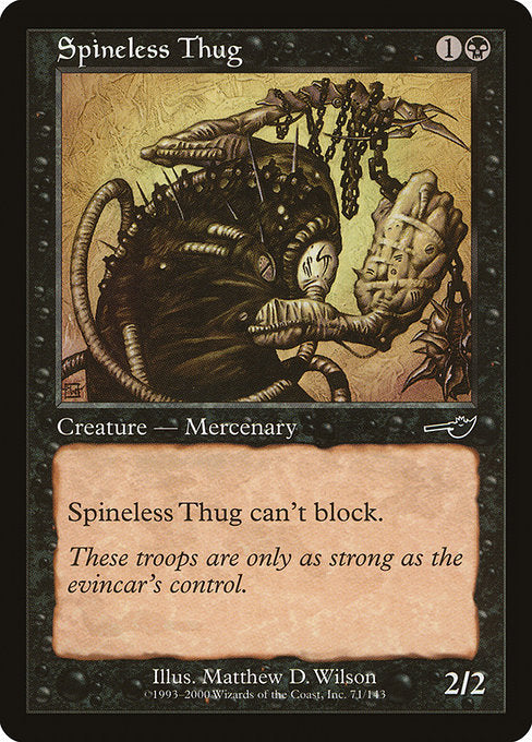 Rufia Vacilante / Spineless Thug - Magic: The Gathering - MoxLand