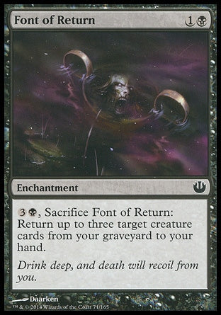 Fonte do Ressurgimento / Font of Return - Magic: The Gathering - MoxLand