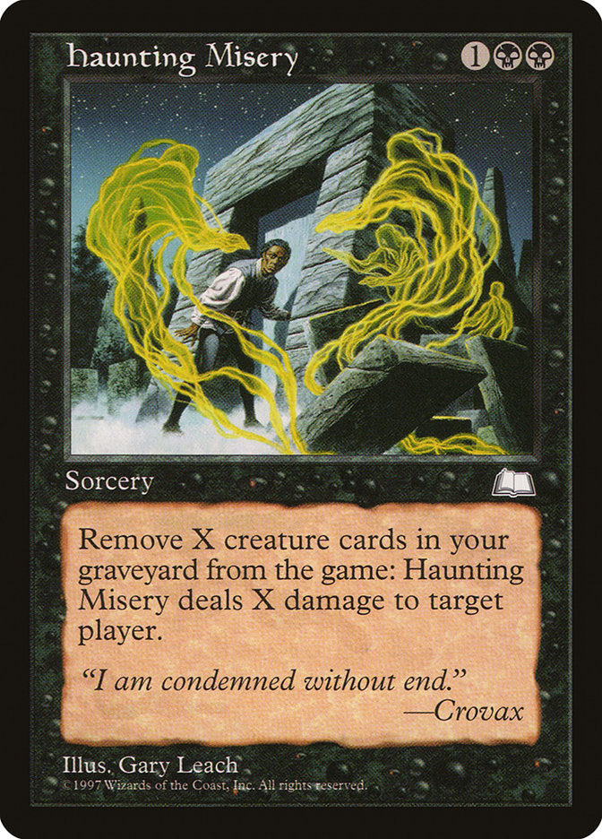 Espectro da Miséria / Haunting Misery - Magic: The Gathering - MoxLand