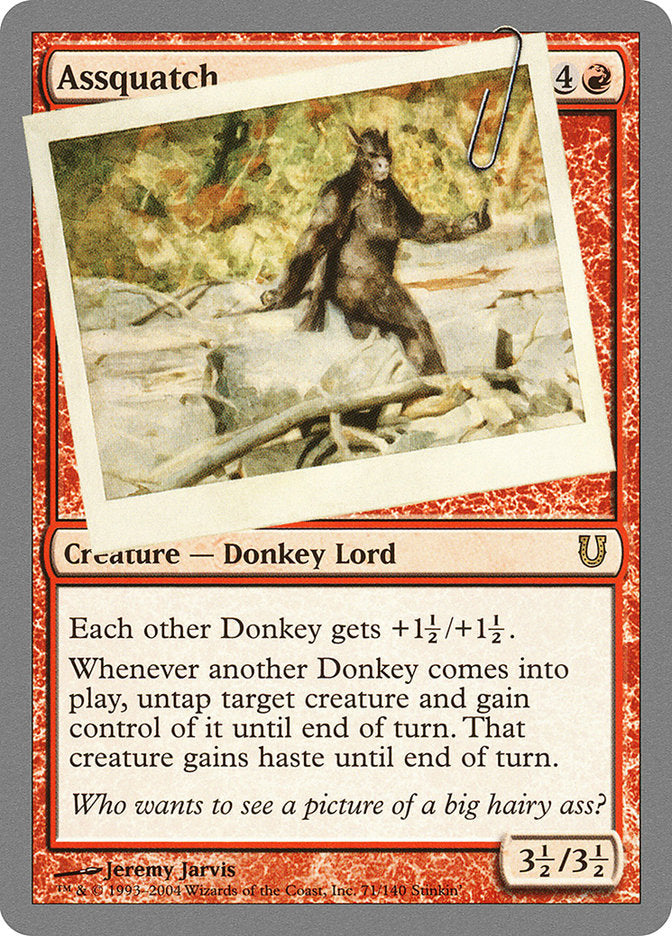 Assquatch - Magic: The Gathering - MoxLand