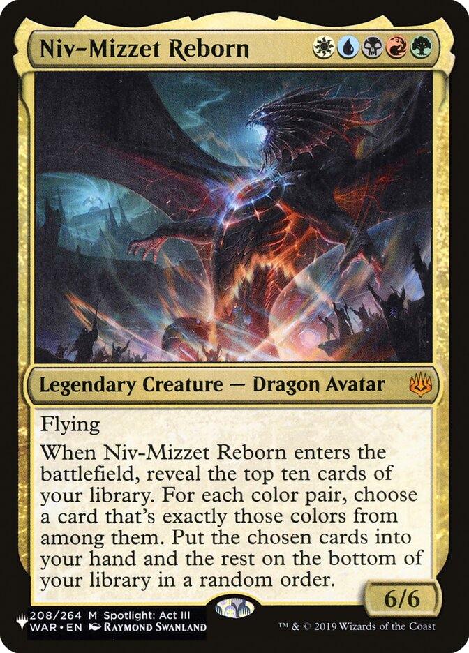 Niv-Mizzet Renascido / Niv-Mizzet Reborn - Magic: The Gathering - MoxLand