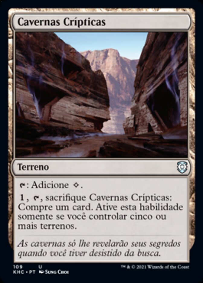 Cavernas Crípticas / Cryptic Caves - Magic: The Gathering - MoxLand