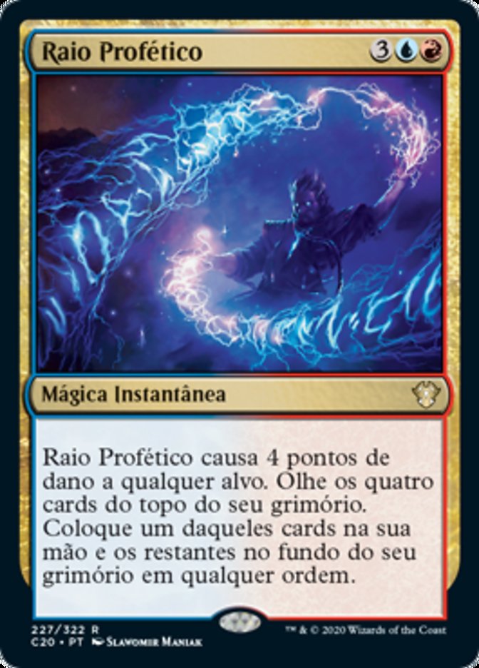 Raio Profético / Prophetic Bolt - Magic: The Gathering - MoxLand