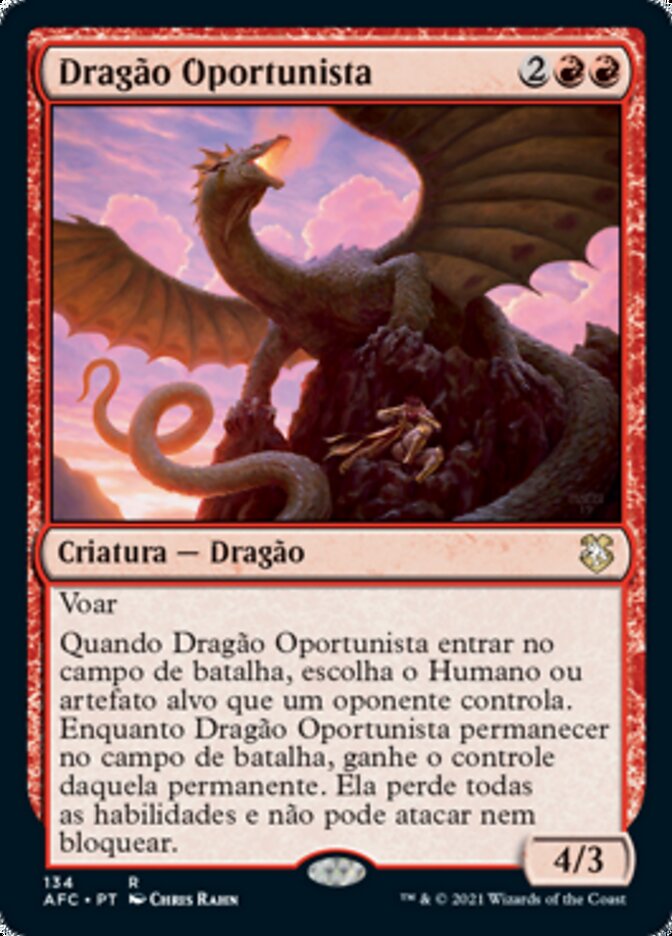 Dragão Oportunista / Opportunistic Dragon - Magic: The Gathering - MoxLand