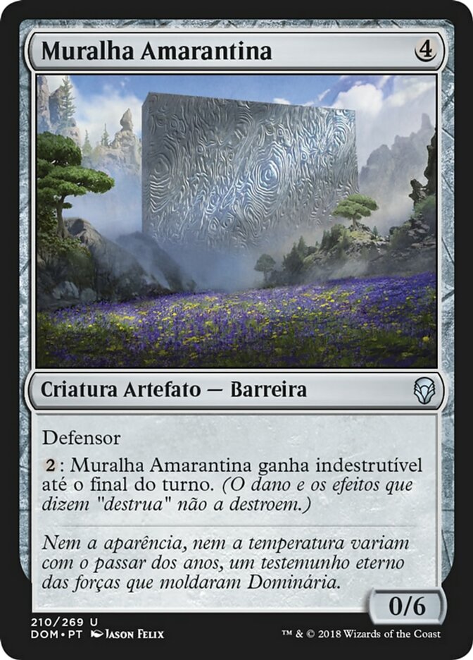 Muralha Amarantina / Amaranthine Wall - Magic: The Gathering - MoxLand