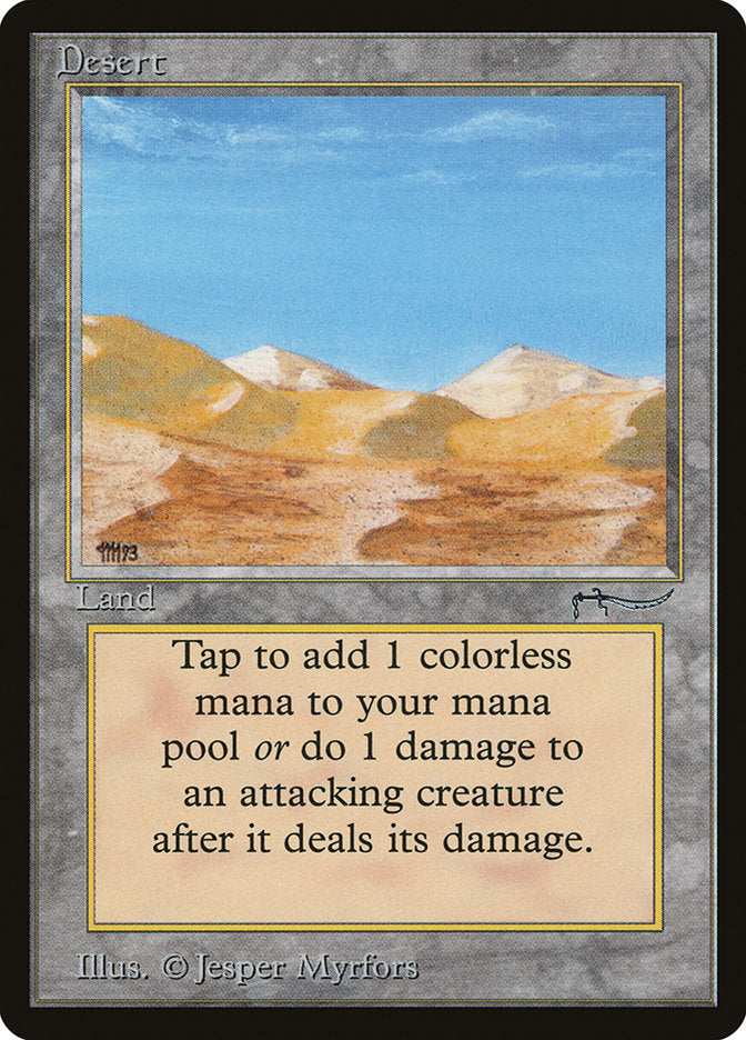 Deserto / Desert - Magic: The Gathering - MoxLand