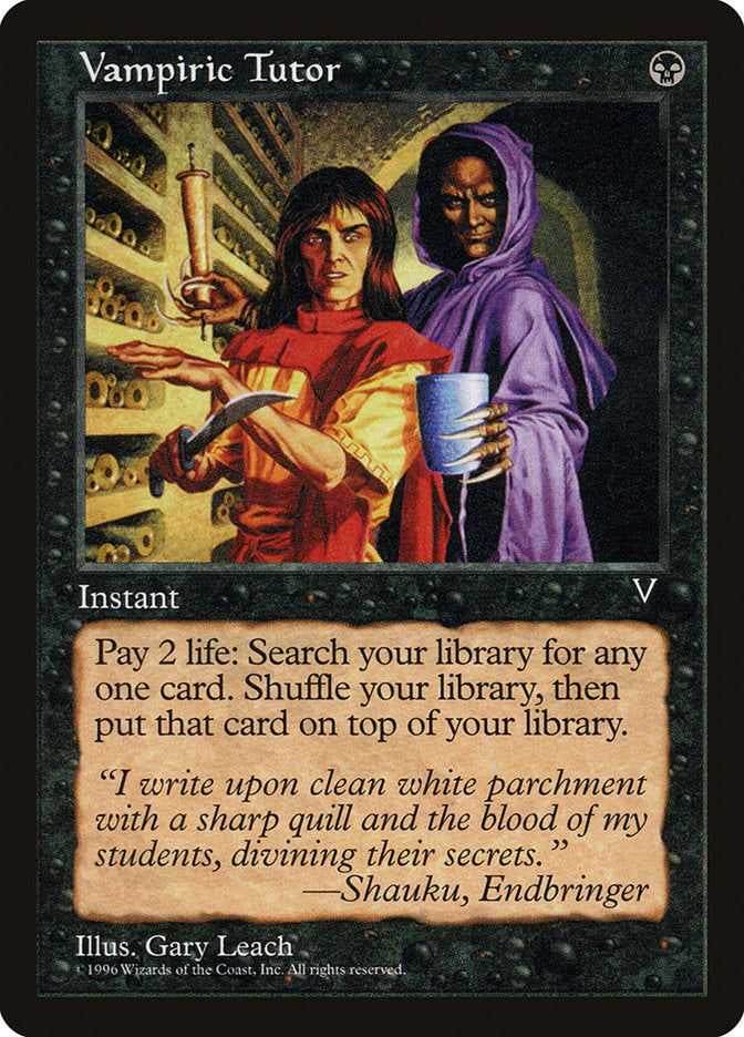 Tutor Vampírico / Vampiric Tutor - Magic: The Gathering - MoxLand