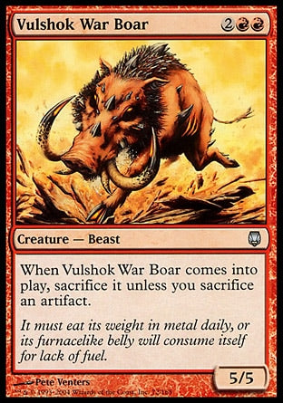 Javali de Guerra dos Vulshoques / Vulshok War Boar - Magic: The Gathering - MoxLand