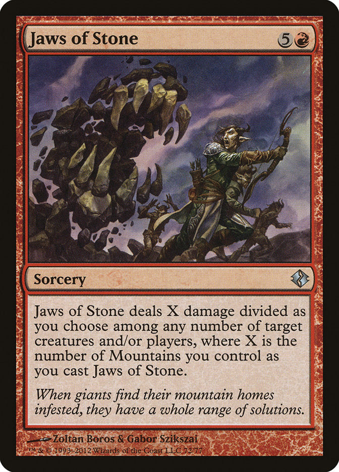 Mandíbulas de Pedra / Jaws of Stone - Magic: The Gathering - MoxLand