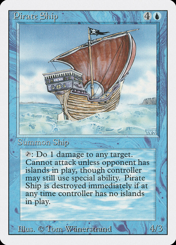 Navio Pirata / Pirate Ship - Magic: The Gathering - MoxLand