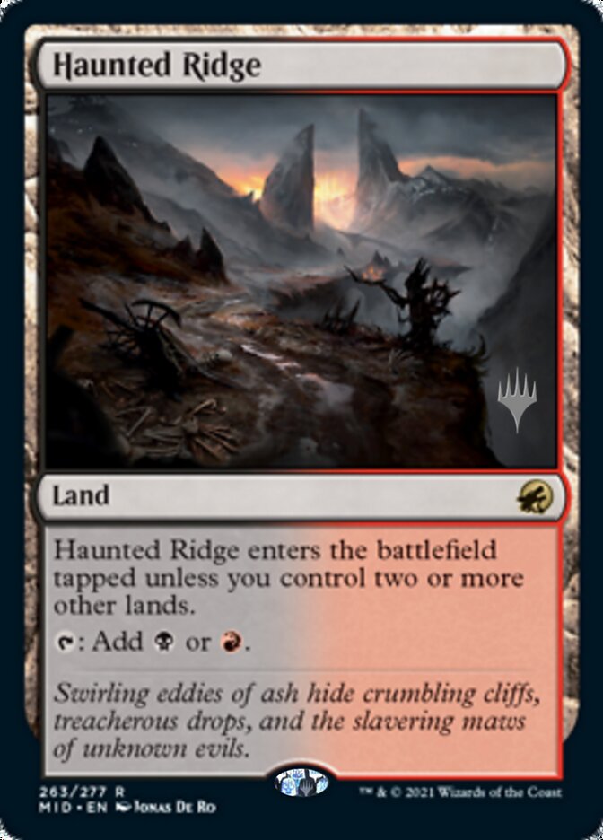 Cordilheira Assombrada / Haunted Ridge - Magic: The Gathering - MoxLand