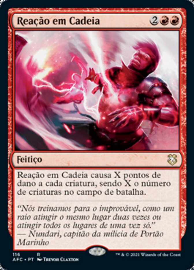 Reação em Cadeia / Chain Reaction - Magic: The Gathering - MoxLand