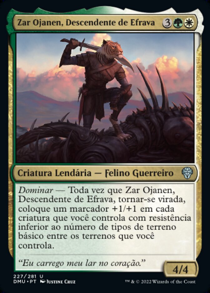 Zar Ojanen, Descendente de Efrava / Zar Ojanen, Scion of Efrava - Magic: The Gathering - MoxLand