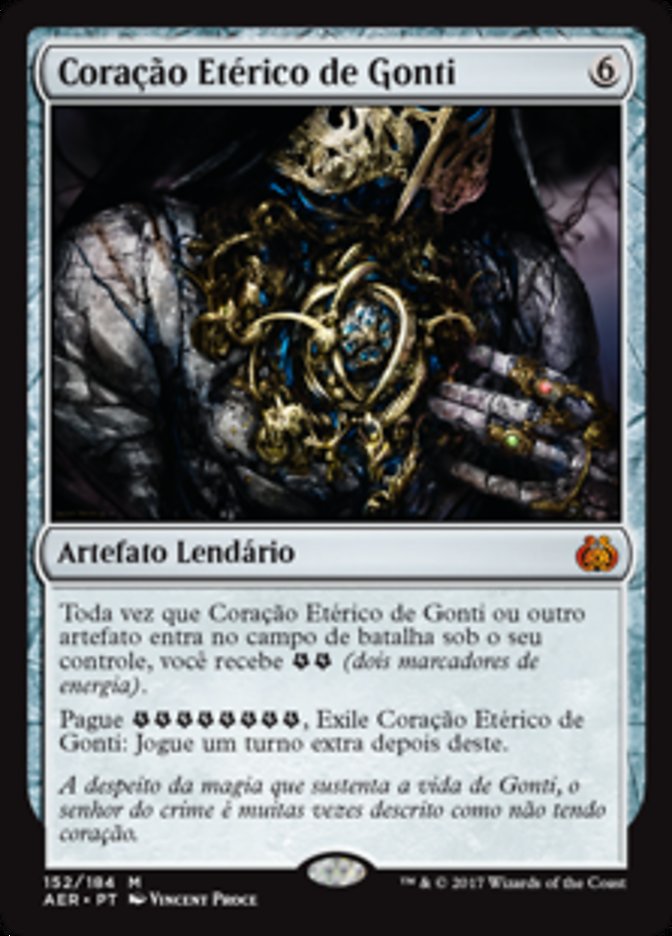 Coração Etérico de Gonti / Gonti's Aether Heart - Magic: The Gathering - MoxLand