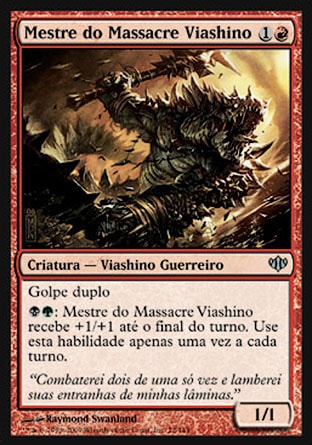 Mestre do Massacre Viashino / Viashino Slaughtermaster - Magic: The Gathering - MoxLand