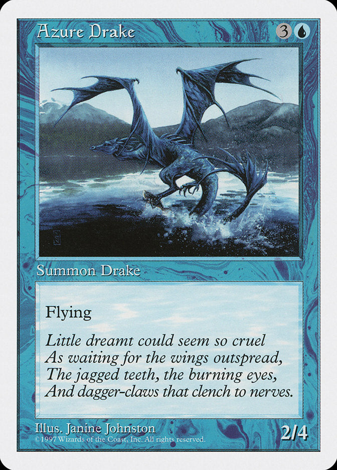 Dragonete Lazur / Azure Drake - Magic: The Gathering - MoxLand