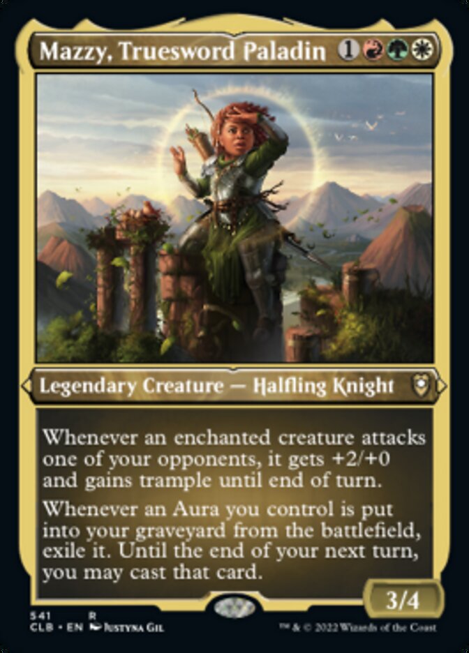 Mazzy, Paladina da Espada Pura / Mazzy, Truesword Paladin - Magic: The Gathering - MoxLand