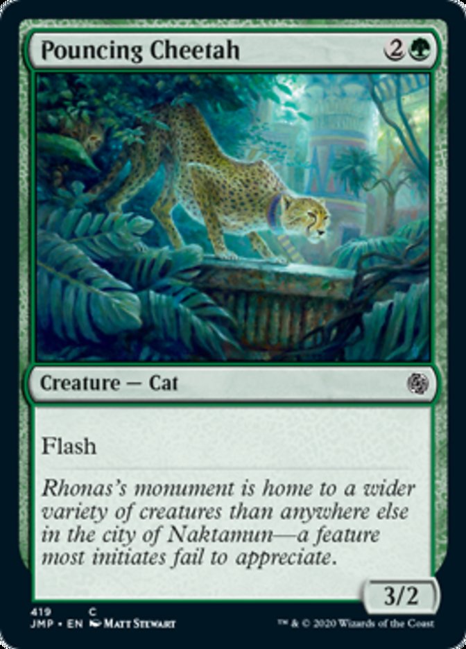 Guepardo Saltador / Pouncing Cheetah - Magic: The Gathering - MoxLand