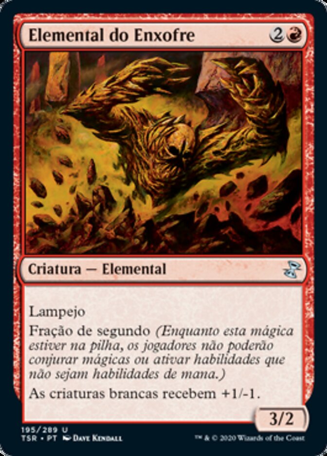 Elemental do Enxofre / Sulfur Elemental - Magic: The Gathering - MoxLand