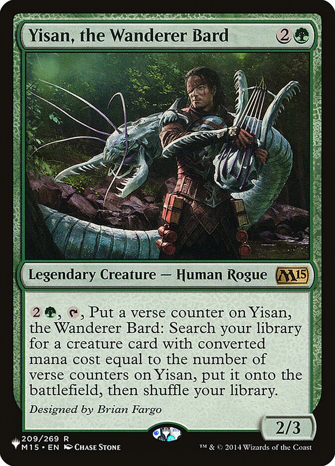 Yisan, o Bardo Andarilho / Yisan, the Wanderer Bard - Magic: The Gathering - MoxLand