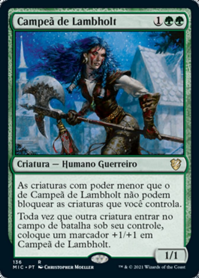 Campeã de Lambholt / Champion of Lambholt - Magic: The Gathering - MoxLand