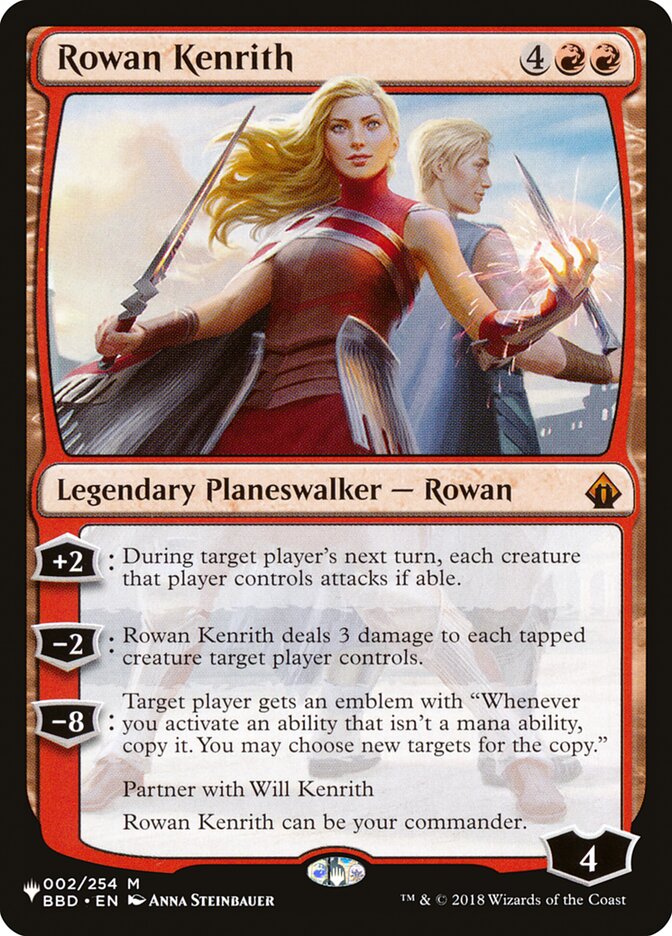 Rowan Kenrith - Magic: The Gathering - MoxLand